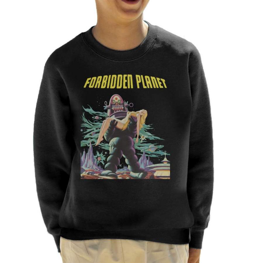 Forbidden Planet Movie Poster Kid’s Sweatshirt