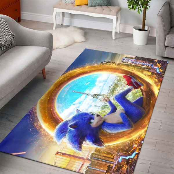 Sonic the Hedgehog Area Rug, Movie OFD 2002206