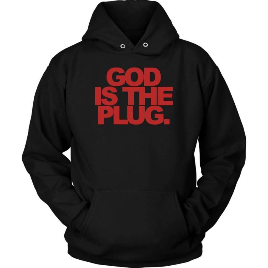 God is the plug hoodie | Christian apparel