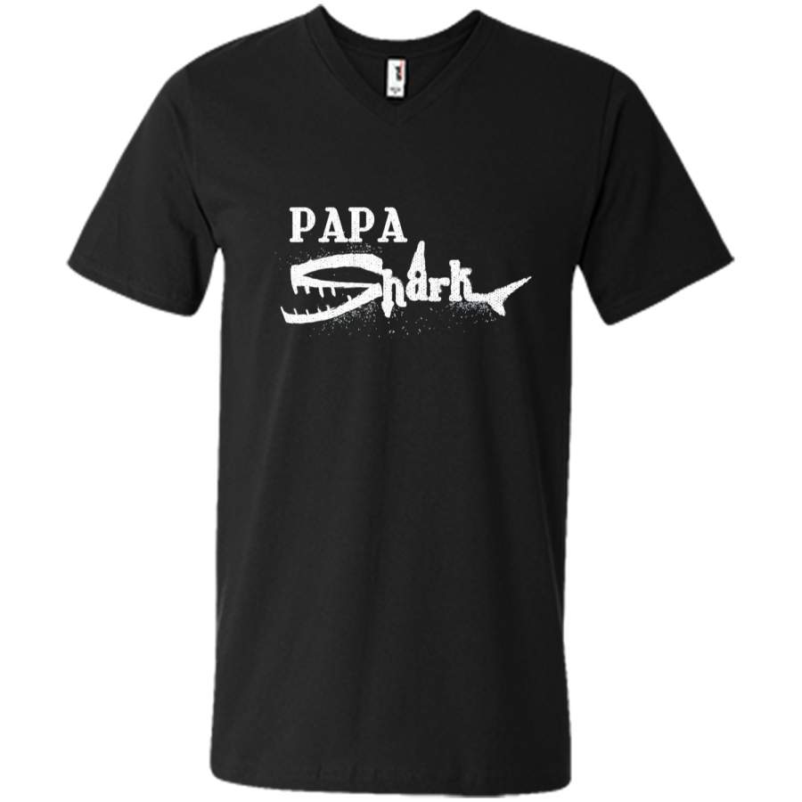 Papa Shark Cute Shirt Apparel Present For Shark Lover Daddy