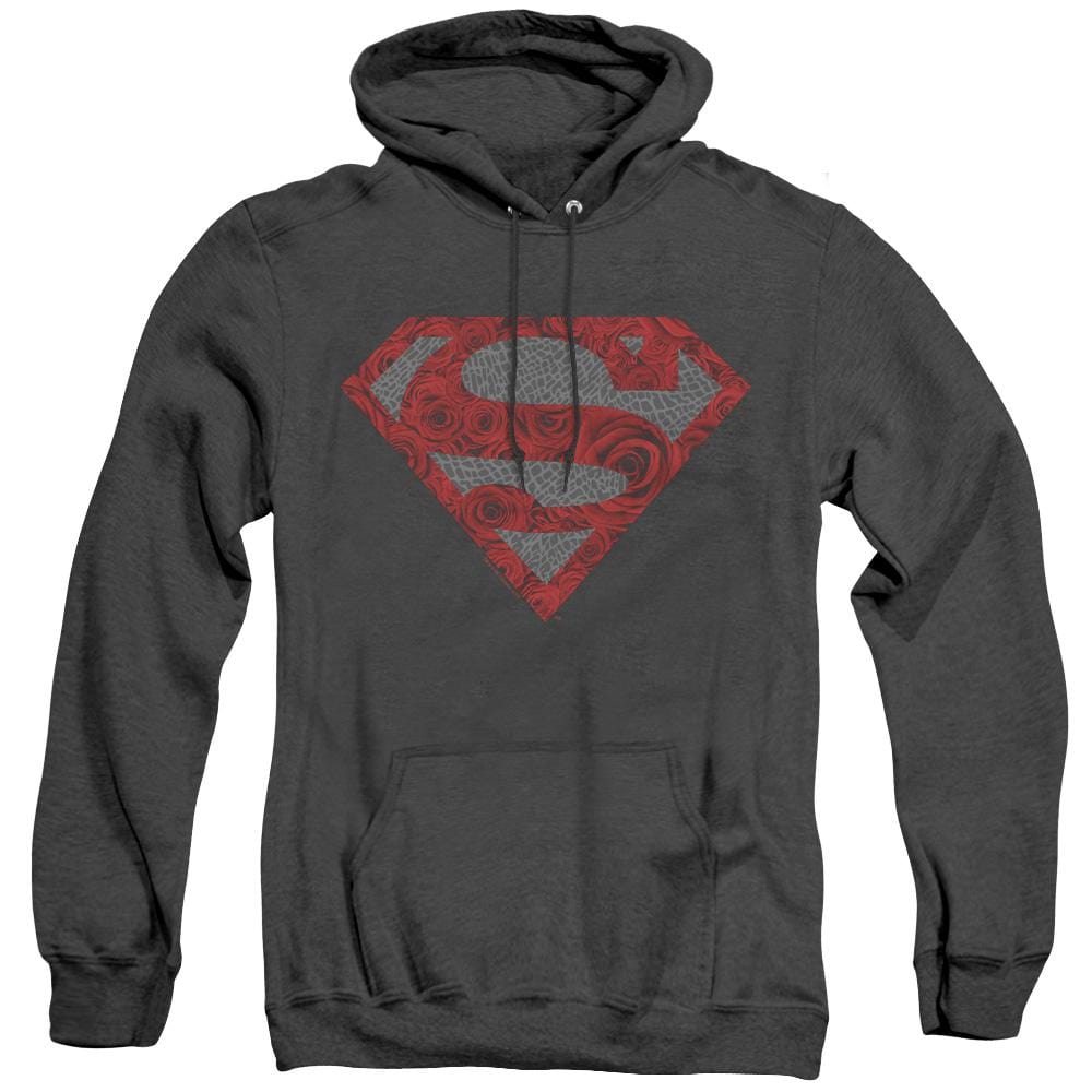 Superman Elephant Rose Shield – Heather Pullover Hoodie