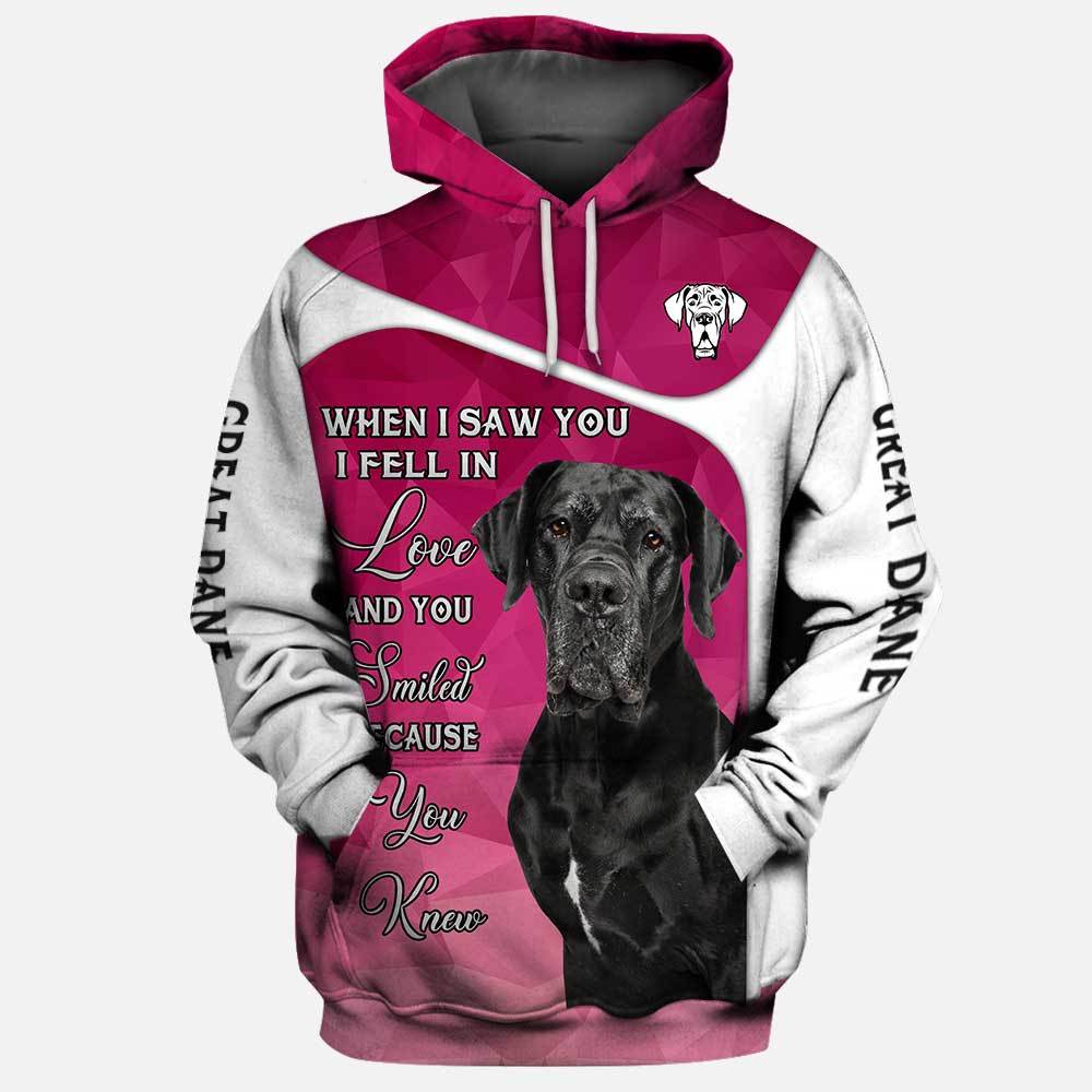 Great Dane When I Saw You 3D Full Printing