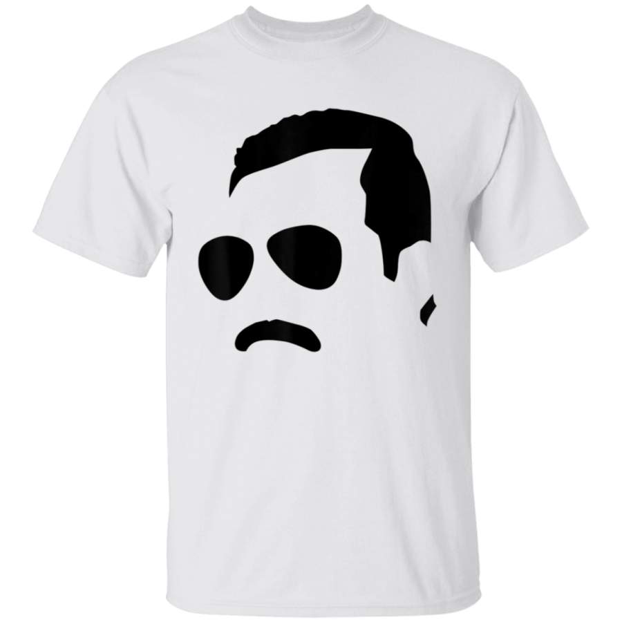 Freddie Mercury Official Monochrome Block Face TShirt