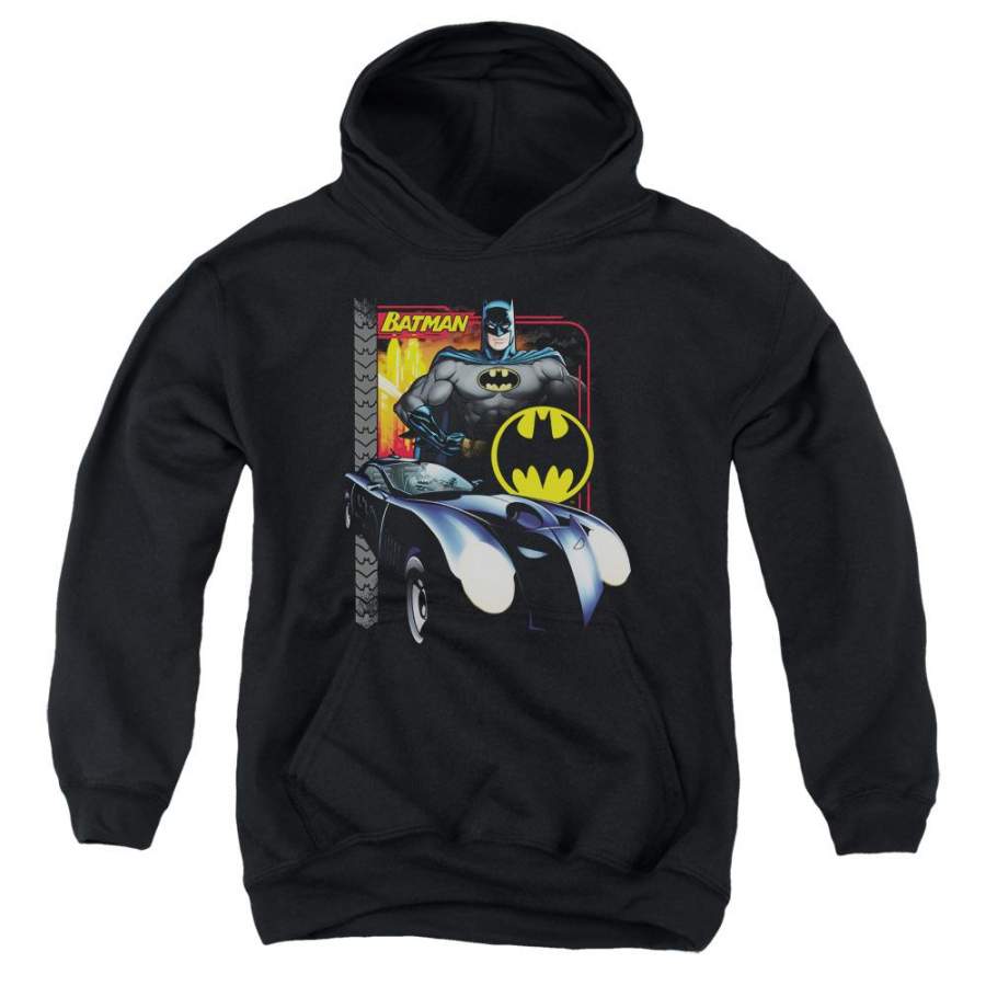 Batman – Bat Racing Youth Pull Over Hoodie