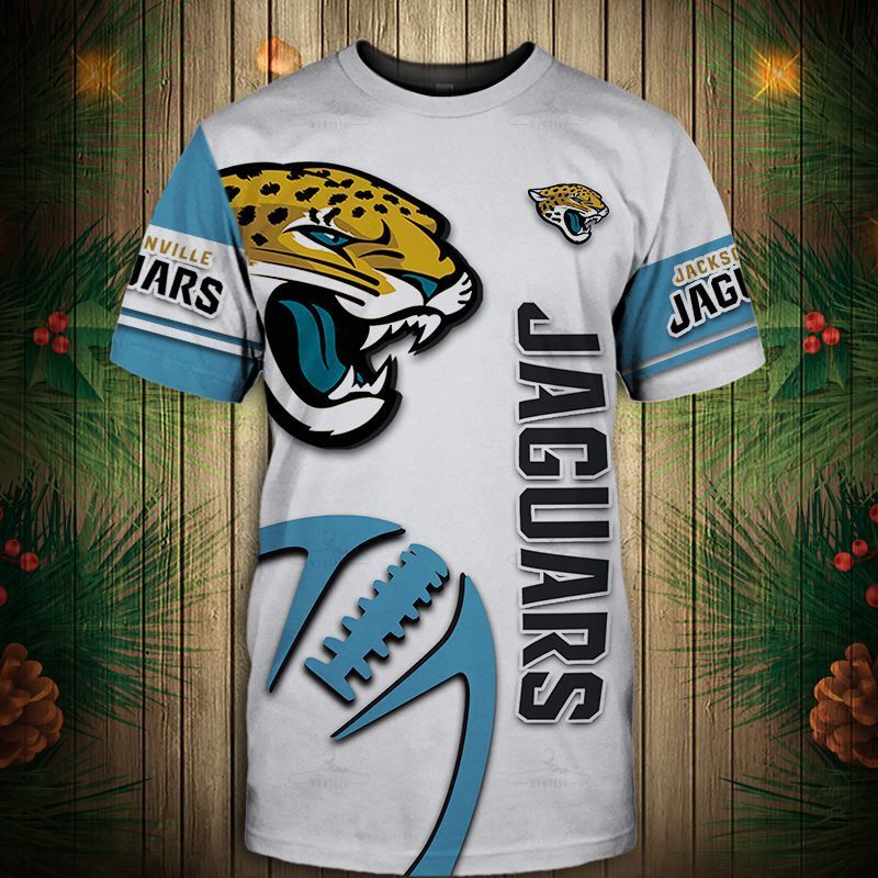 Jacksonville Jaguars T-Shirt Graphic Balls Gift S