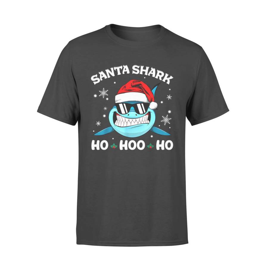 Christmas gift idea Funny Shark Xmas SantaMerry Sharkmas T-Shirt – Standard T-shirt