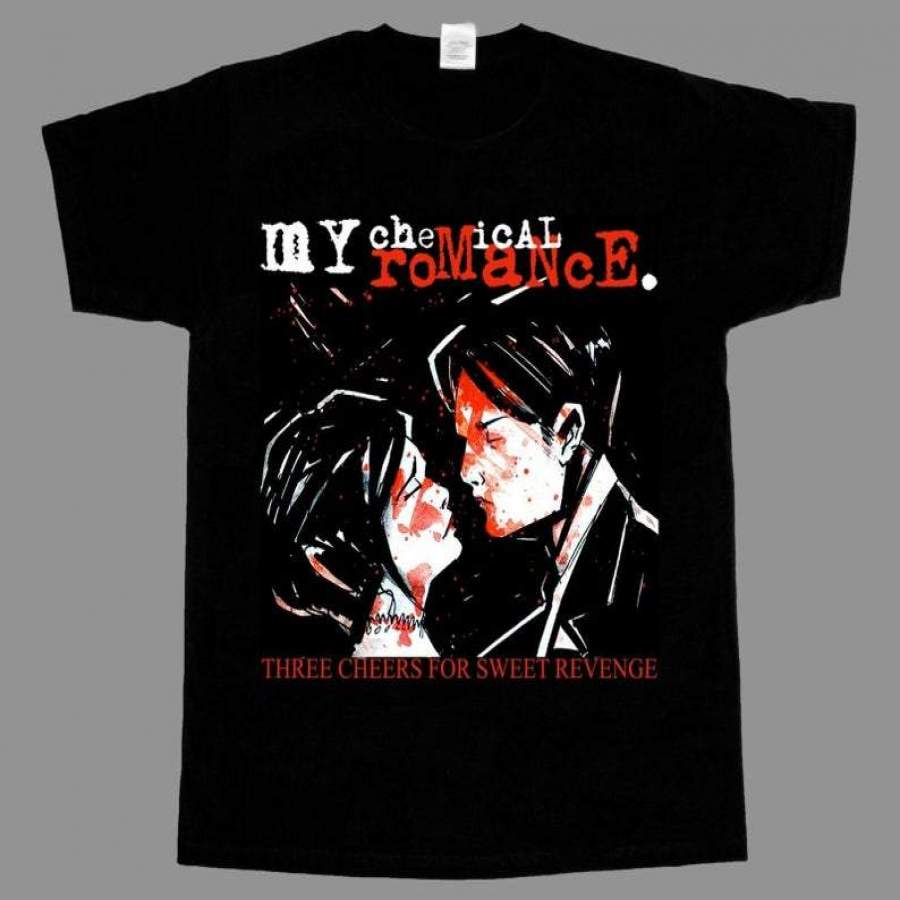 My Chemical Romance Three Cheers for Sweet Revenge New Black Short Sleeve T-Shirt