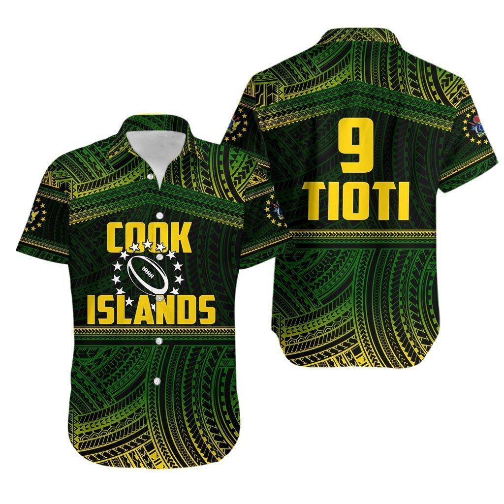 Tioti Cook Islands Rugby Polynesian Patterns Hawaii Shirt Ha56072