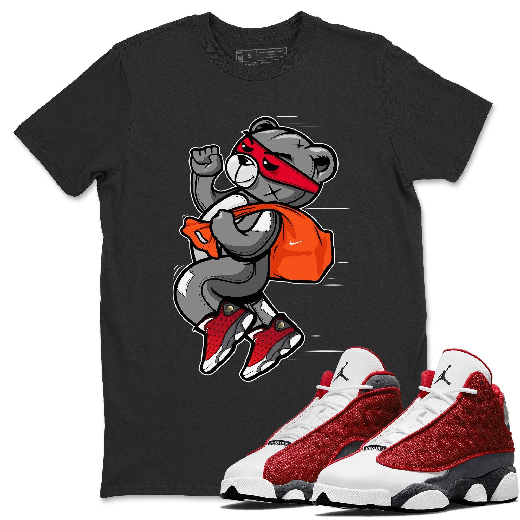 Thief Bear T-Shirt – Air Jordan 13 Red Flint