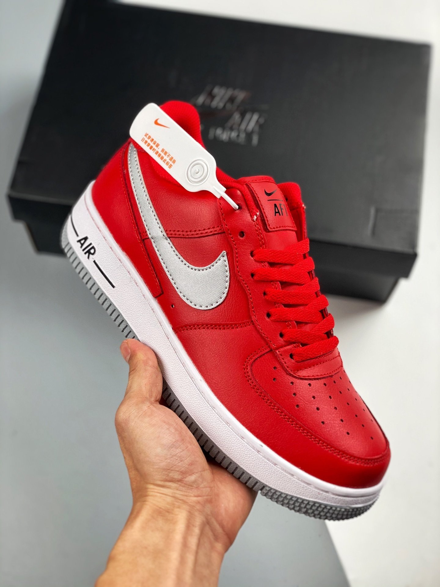 Nike Air Force 1 Low Red Grey 5340257