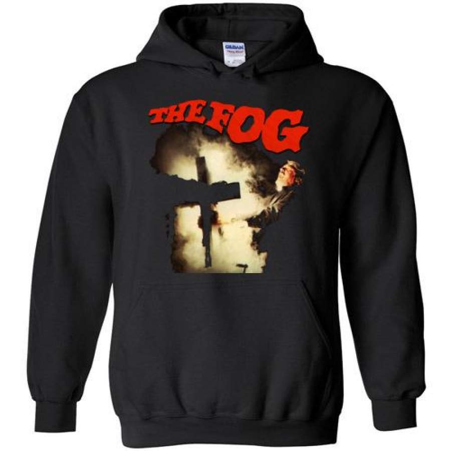 The Fog Horror Movie John Carpenter Vintage Rare 1980 Cult Film, zombie movie,Jamie Lee Curtis ,v3, Gildan Heavy Blend Hoodie