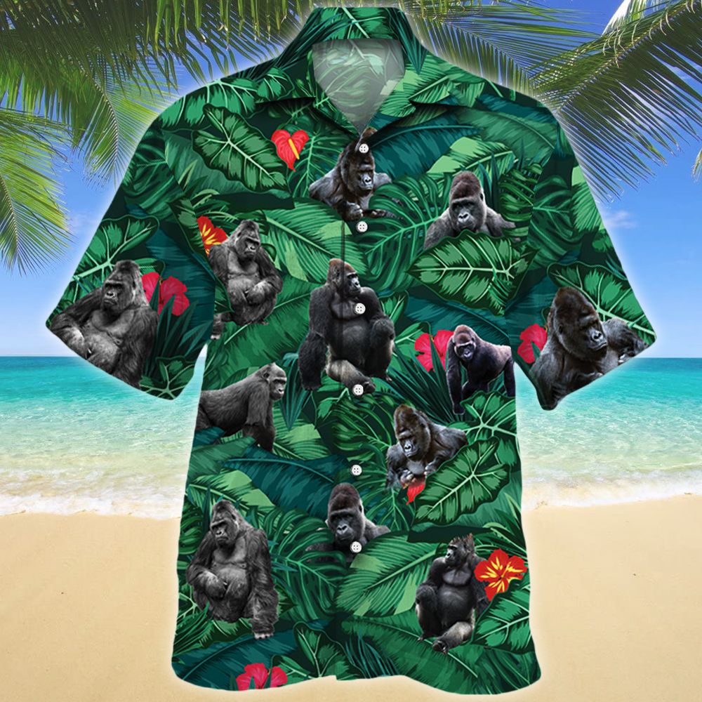 Gorilla Lovers Gift Hawaiian Shirt For Aloha Ha43816