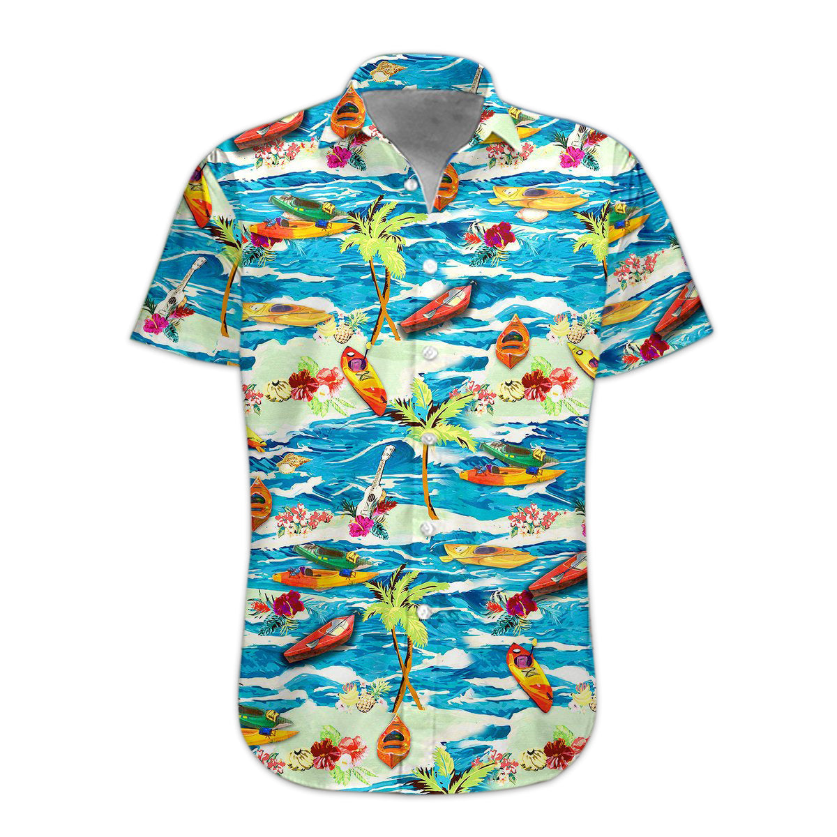 Gearhumans Kayak Hawaiian Shirt Ha2894