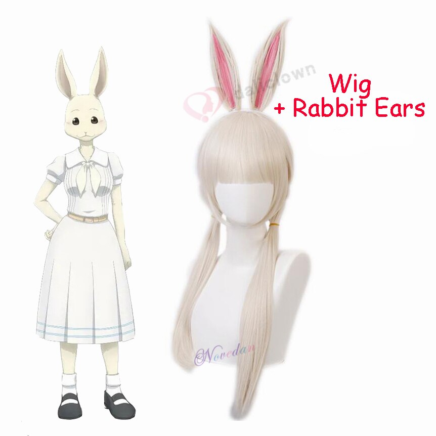 Anime BEASTARS Cosplay Costume Wig Legoshi Haru School Uniform Dress Men Women Adult Wolf Rabbit Halloween Christmas Costume alx