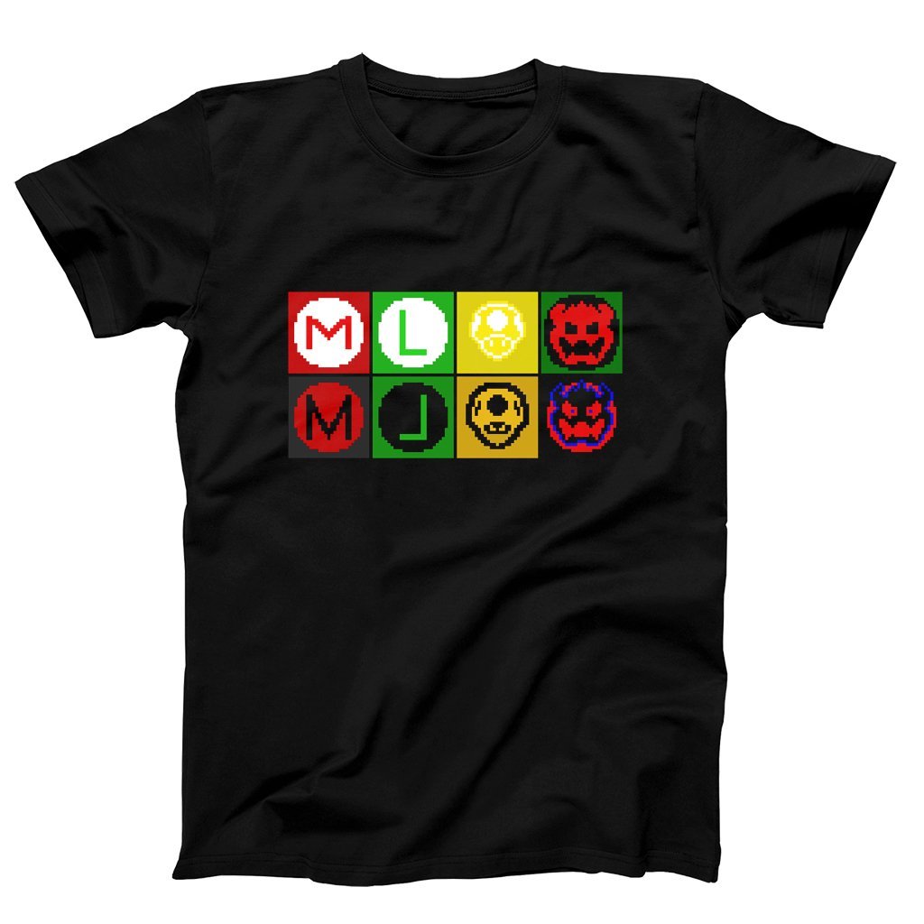 Super Mario Character Logo Men’s T-Shirt