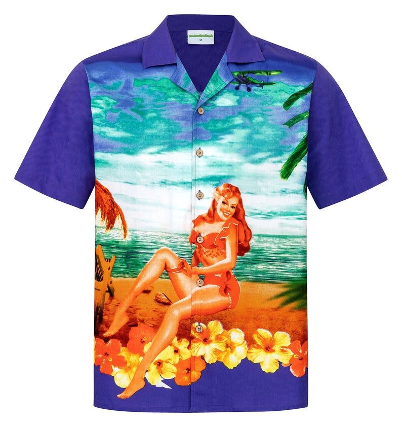 Beach Girl Multicolor Nice Design Hawaiian Shirt Dhc18063817