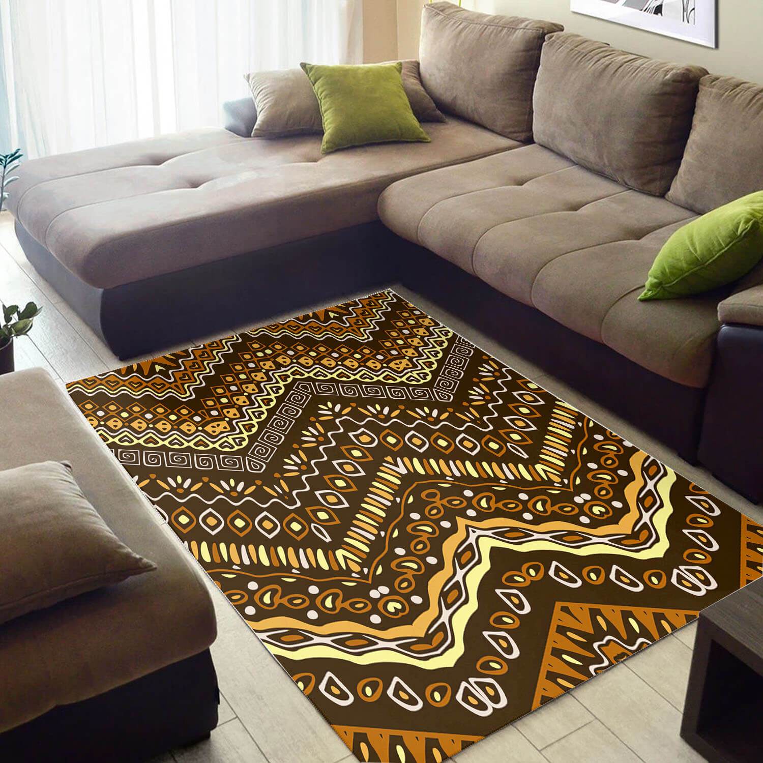 Cool African Style Rugs Graphic African Inspired Afrocentric Art African Design Floor Carpet African Inspired Home Decor WBG3433