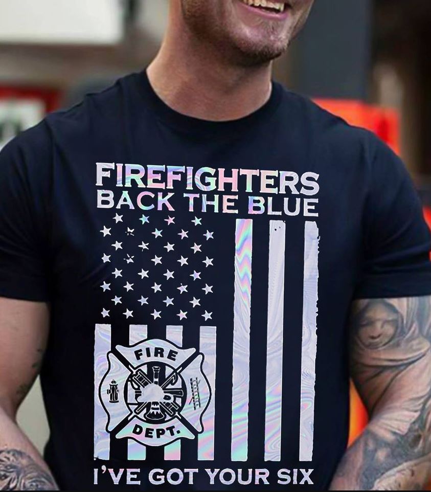 Firefighters Back The Blue Gift Standard/Premium T-Shirt