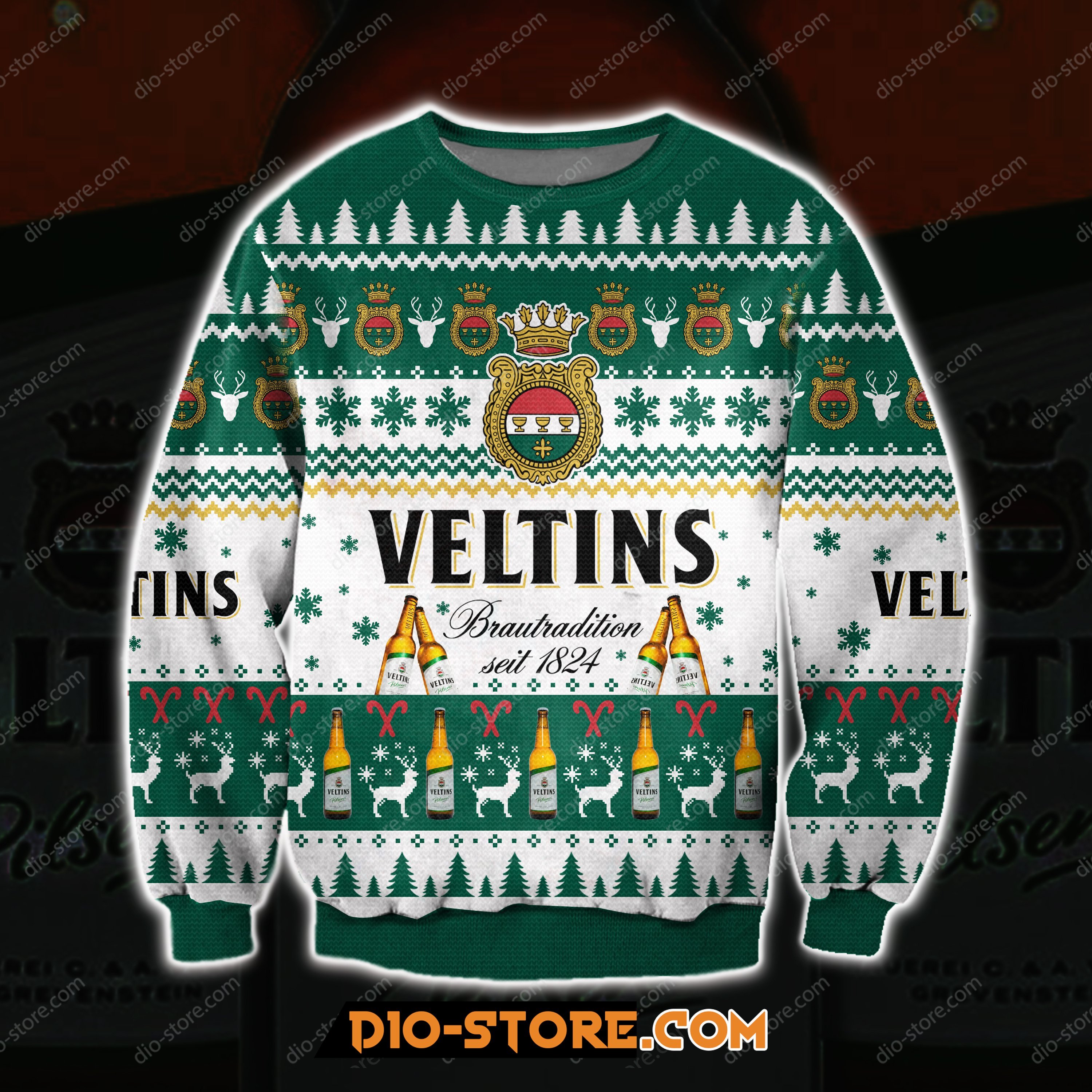 Veltins Beer 3D All Over Print Ugly Christmas Sweatshirt Hoodie All Over Printed Cint10322