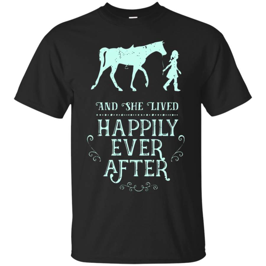 AGR And She Lived Happily Ever After Horse Lady T-Shirt