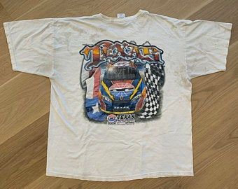 Vintage Texas Motor Racing Speedway Distressed Great American Nascar 90s  L T-shirt 1437