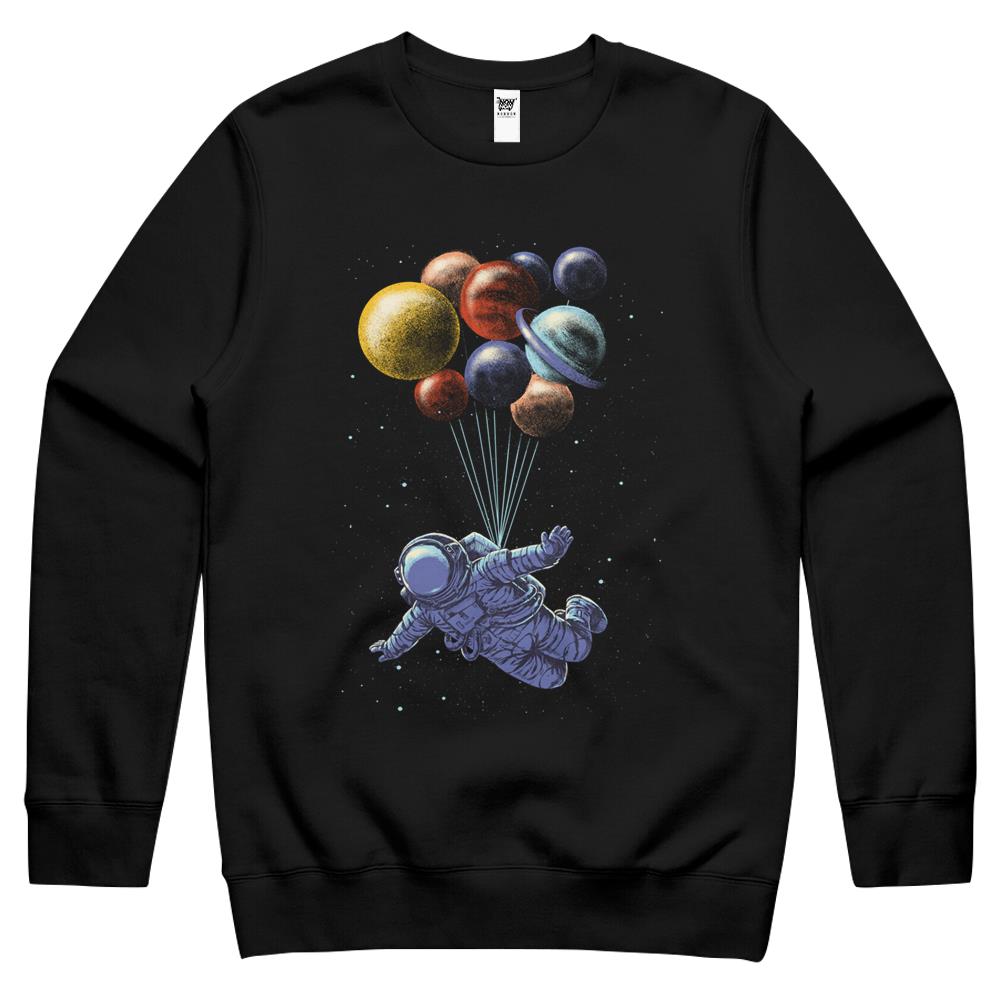 Space Travel Crewneck Sweatshirt