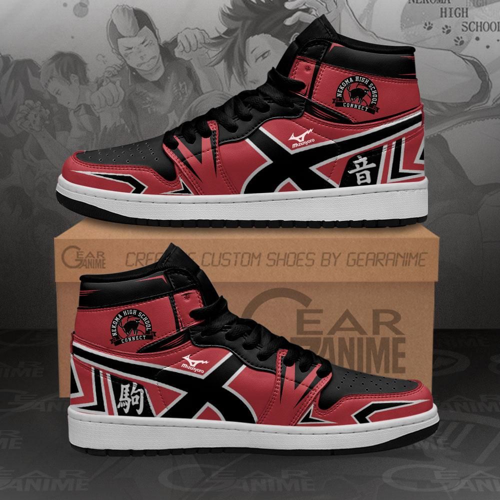 Nekoma High Haikyuu Anime Mn10 Air Jordan Shoes Sport Sneakers