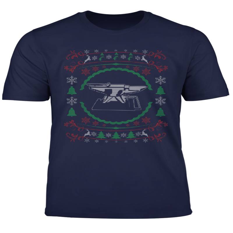 Ugly Christmas Style Blacksmith Funny Xmas T Shirt