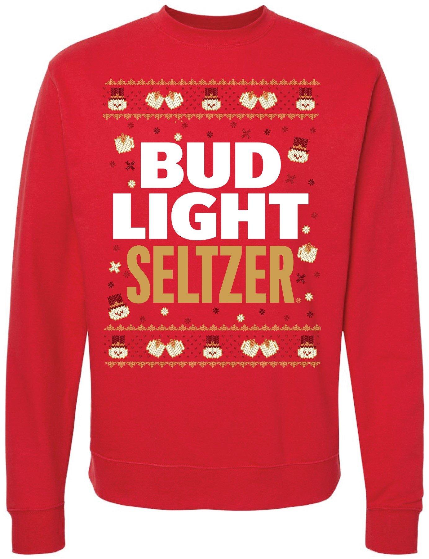 Bud Light Seltzer Ugly Sweater Sweatshirt