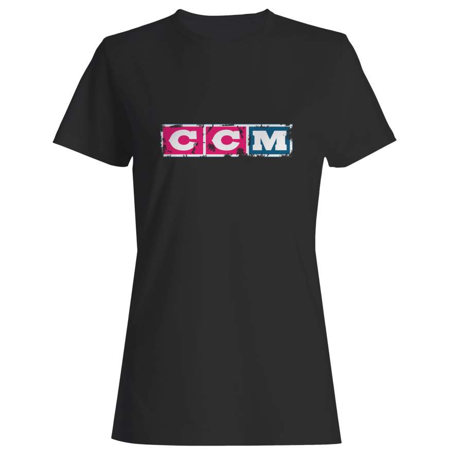 Ccm Logo Hockey Crack Woman’s T-Shirt