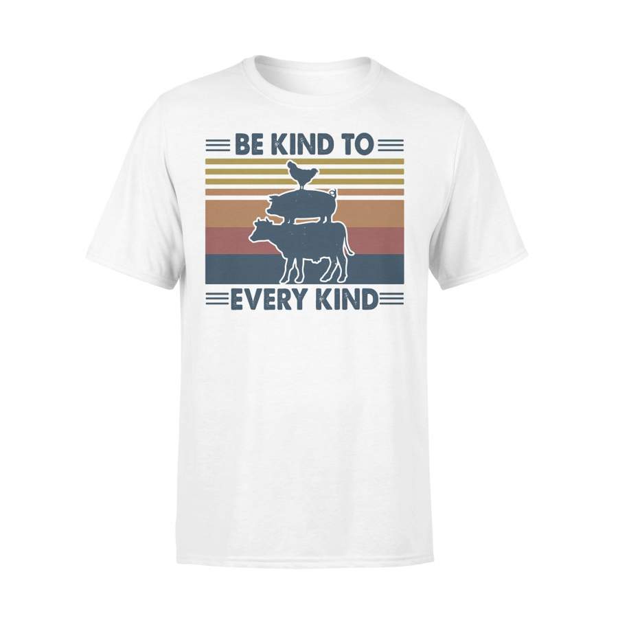 Animal Be Kind To Every Kind Animal Lovers Vegan Vintage T-shirt