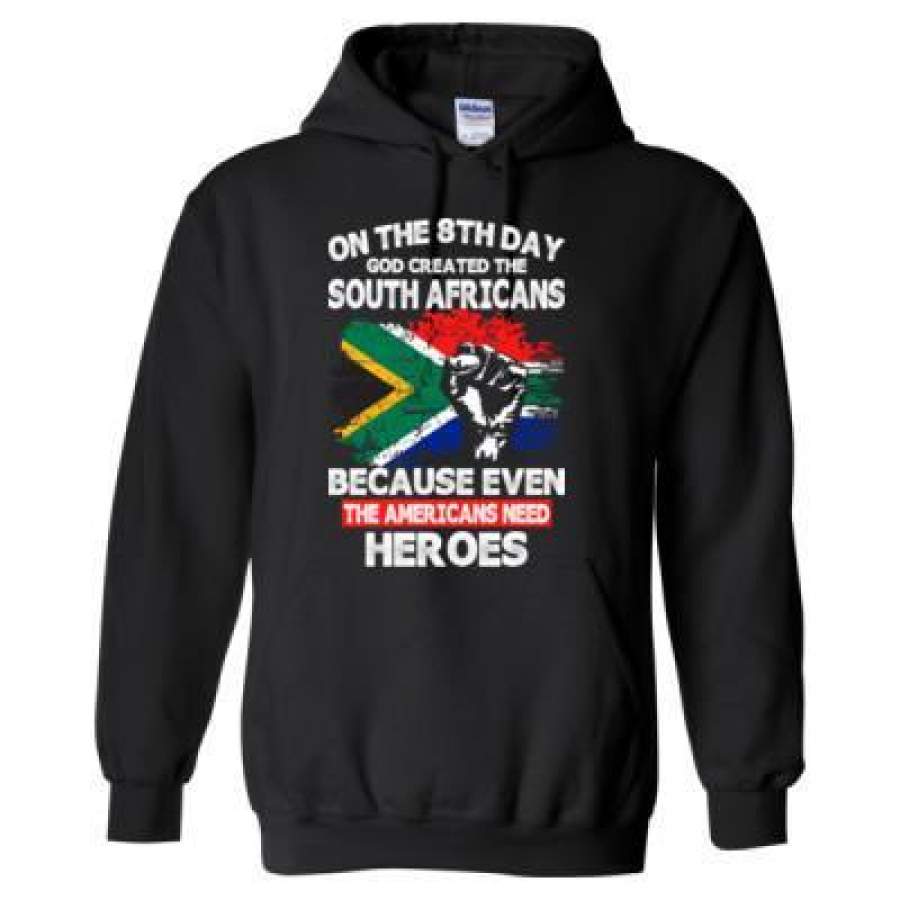 AGR On The 8th Day God Created The South Africans Because Even The Americans Need Heroes – Heavy Blend™ Hooded Sweatshirt