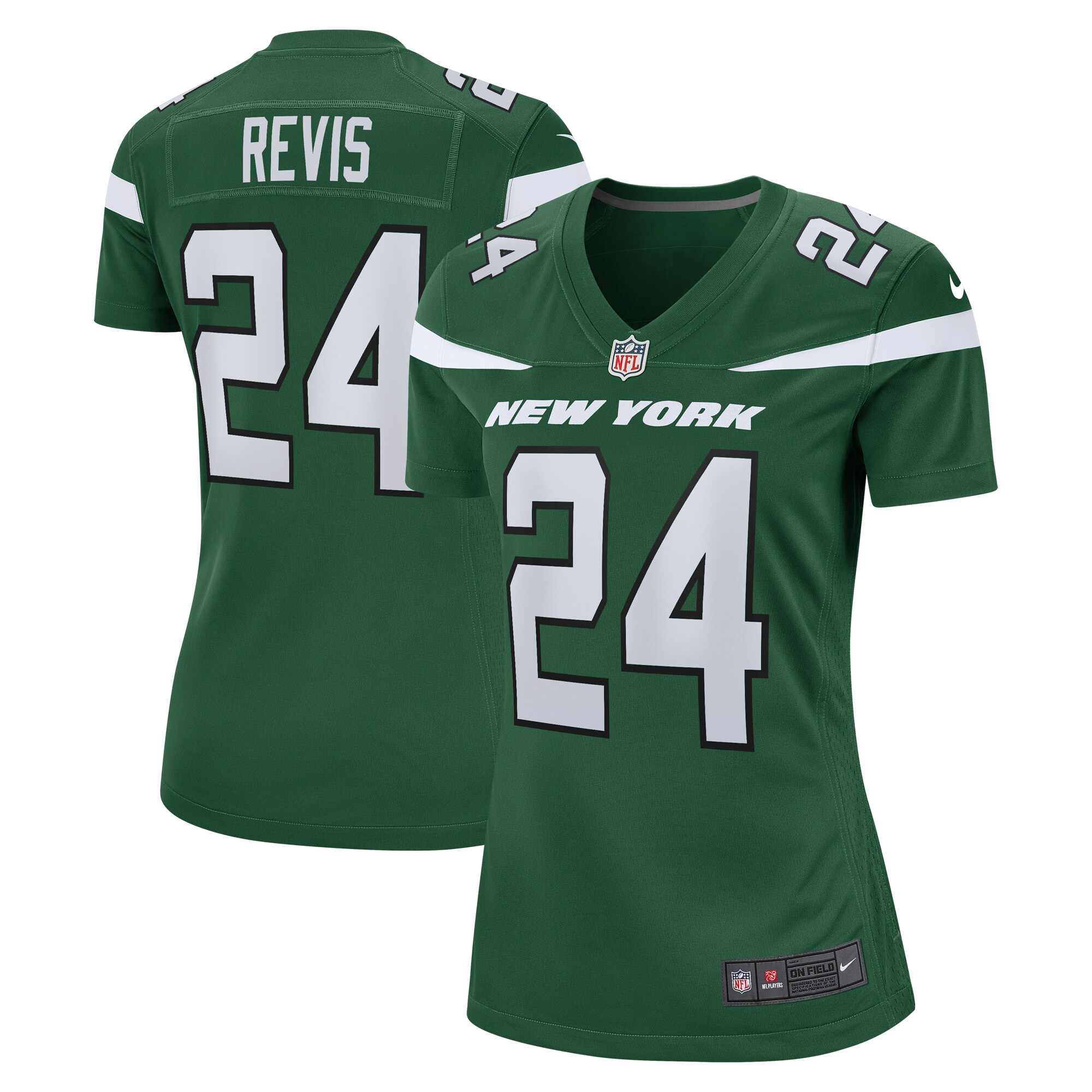 Darrelle Revis New York Jets Women's Retired Player Game Jersey – Gotham Green