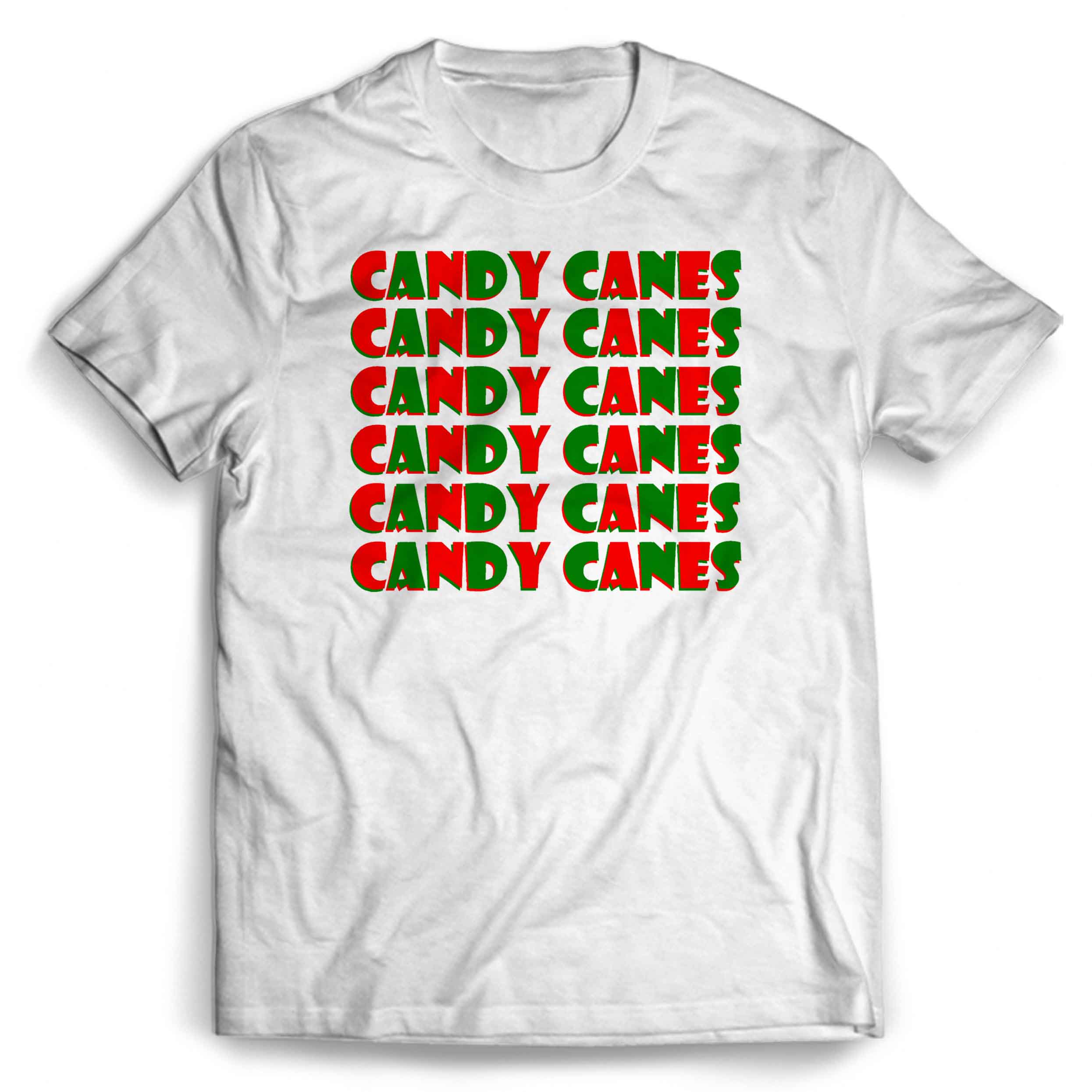 Candy Canes Christmas Man’s Tee T-Shirt