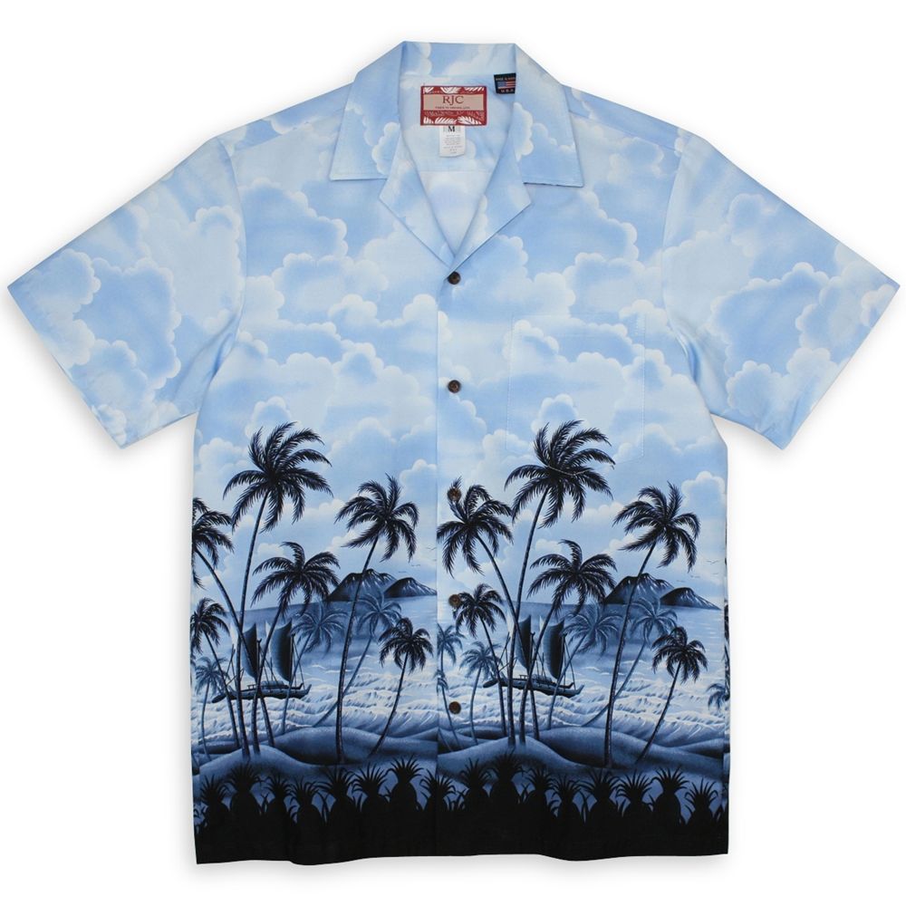 Bali Hai Blue High Quality Hawaiian Shirt Dhc18062941