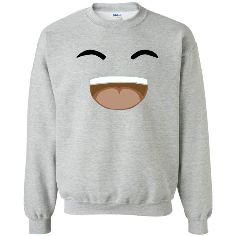 AGR Jelly Face Crewneck Pullover Sweatshirt