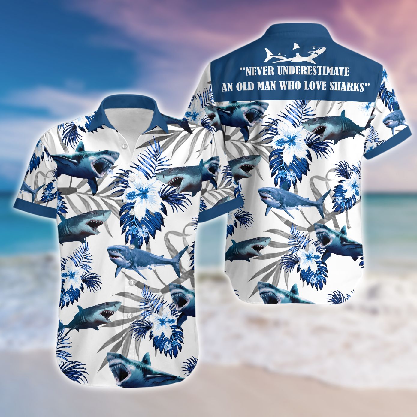 Shark Hawaiian Shirt Ha6948