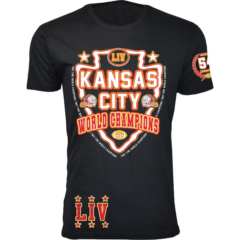 Men’s Football Champions T-Shirts and Long Sleeves – Kansas City