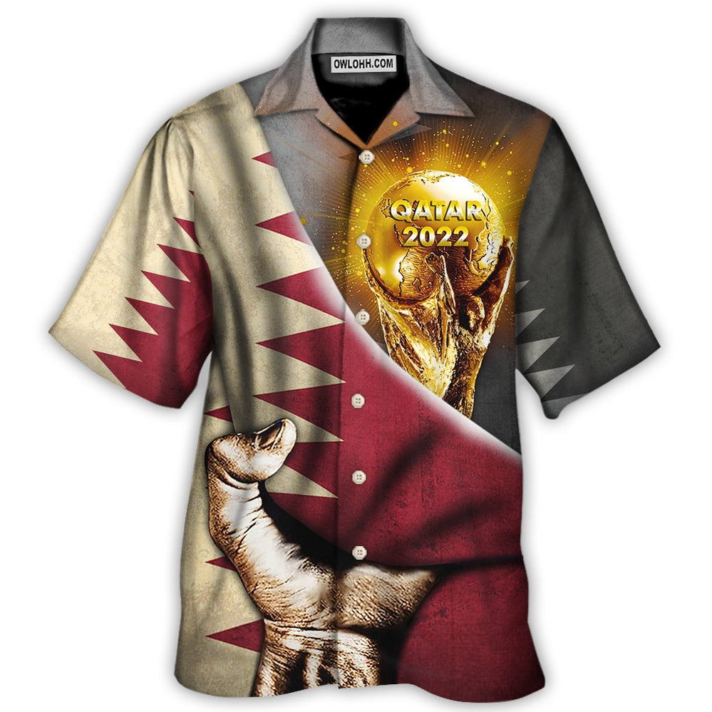 World Cup Qatar 2022 Qatar Will Be The Champion – Hawaiian Shirt  – Owl Ohh