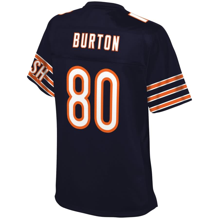 Trey Burton Chicago Bears NFL Pro Line Womens Team Color Player Jersey – Navy