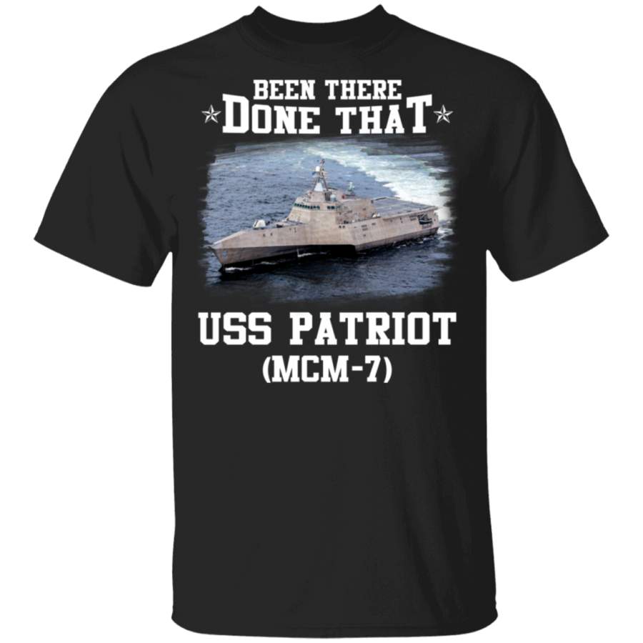 USS Patriot MCM-7  Veterans Day Christmas Gift T-Shirt