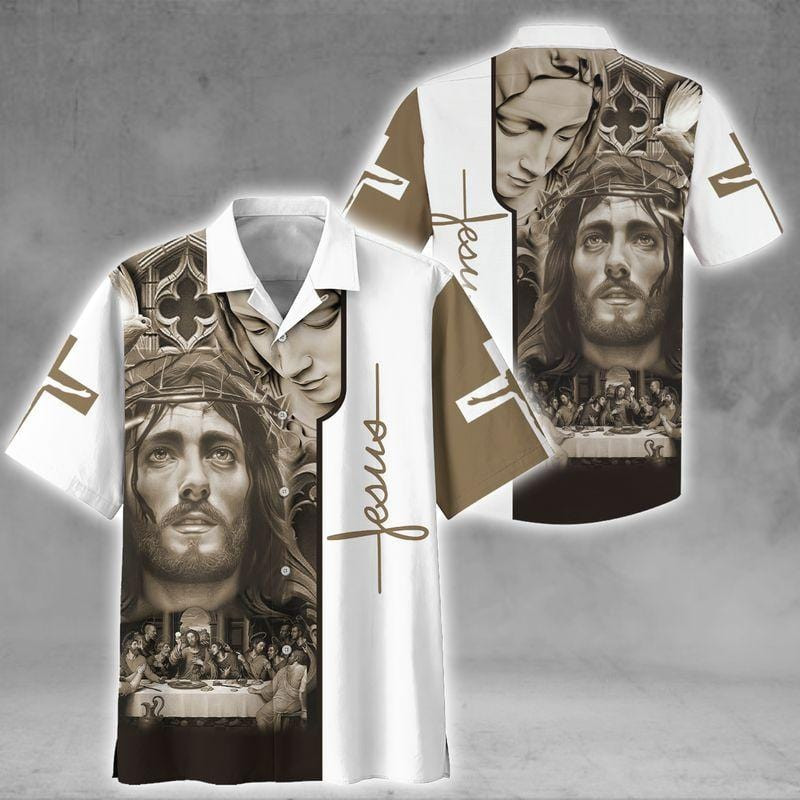 Jesus Bless America Hawaii Aloha Shirts Kv Ha2993