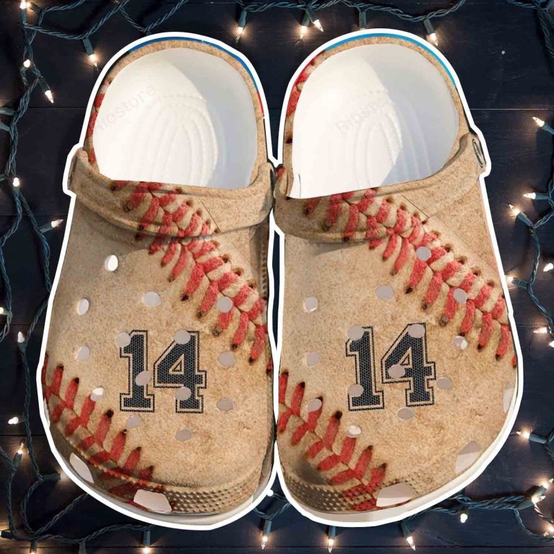 3D Baseball Ball Shoes Clogs For Batter – Funny Baseball Custom Shoes Clogs For Men Women