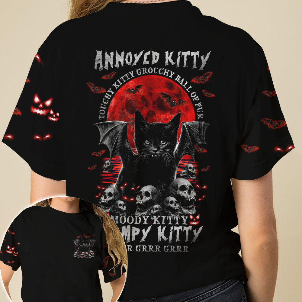 Black Cat Skull Halloween All Over Print – Tltr1608211