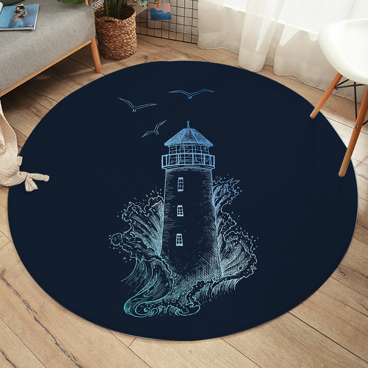 Lighthouse SW2393 Round Rug