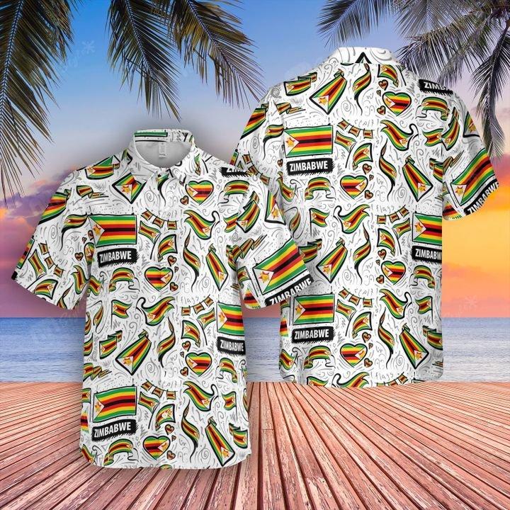 Zimbabwe Flag Hawaii Shirt For Men Women Adult Ha98847