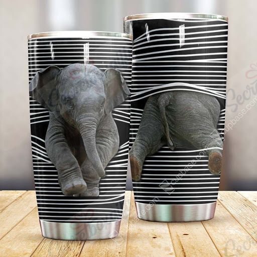 Personalized Magical Elephant Gs-Cl-Ml3103 Stainless Steel Tumbler Travel Customize Name, Text, Number, Image