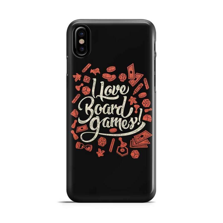 I Love Board Games – Phone Case