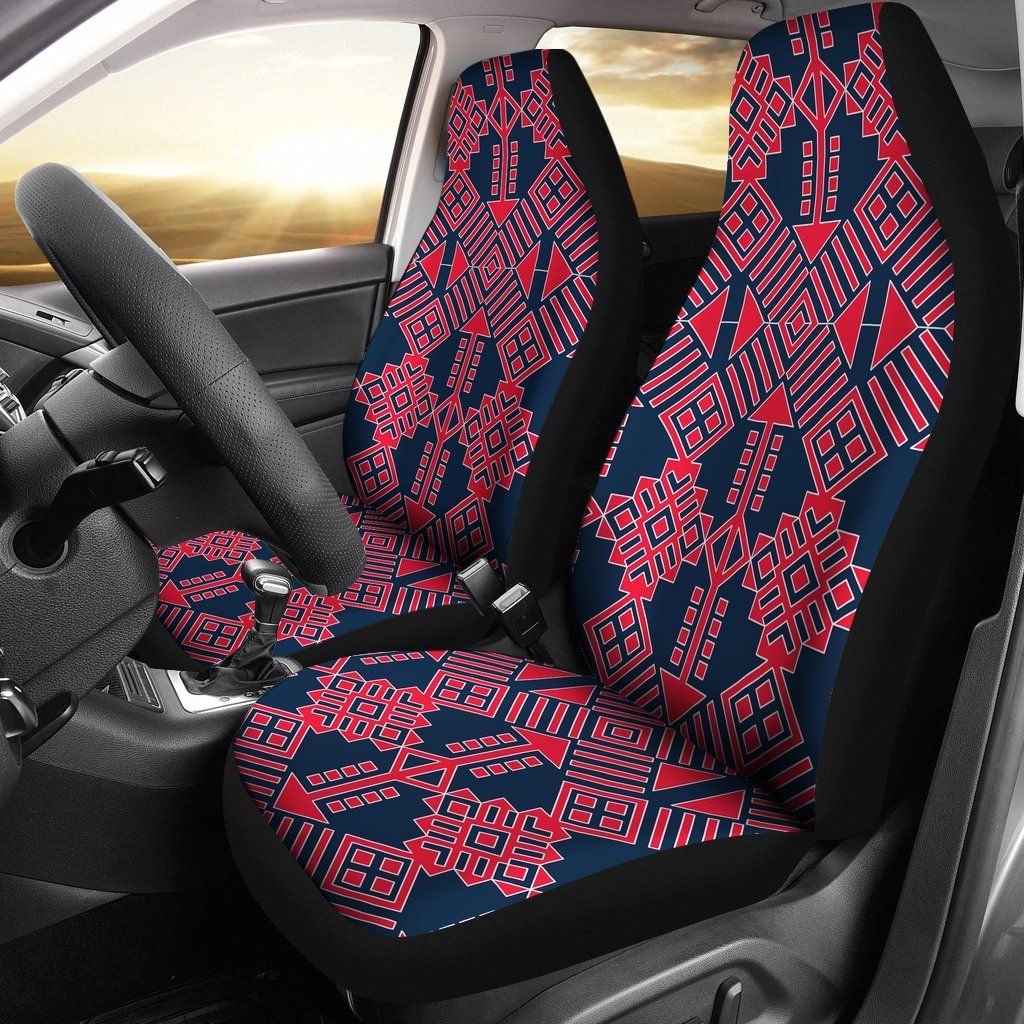 Cleveland Indians Fans Mexican Pattern Auto Seat Covers