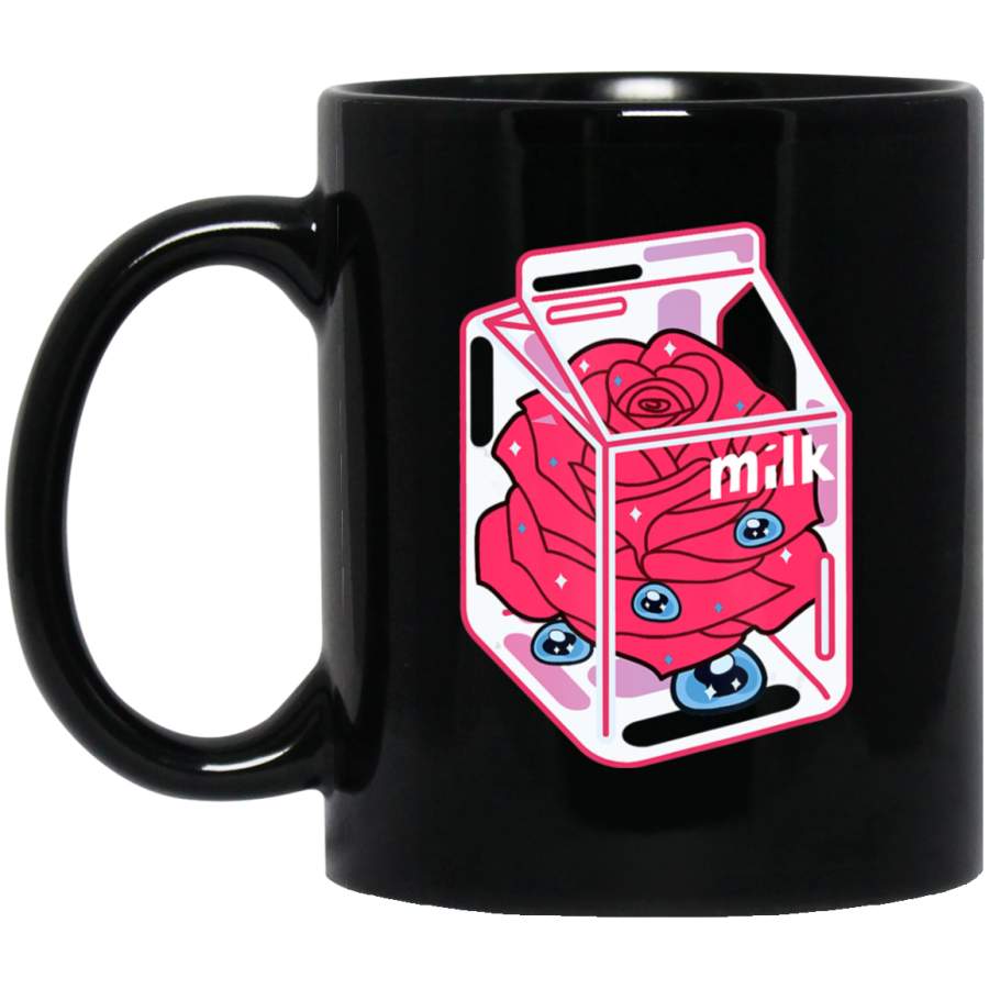 Aesthetic Rose Milk Japanese Pastel Goth Coffee Mug